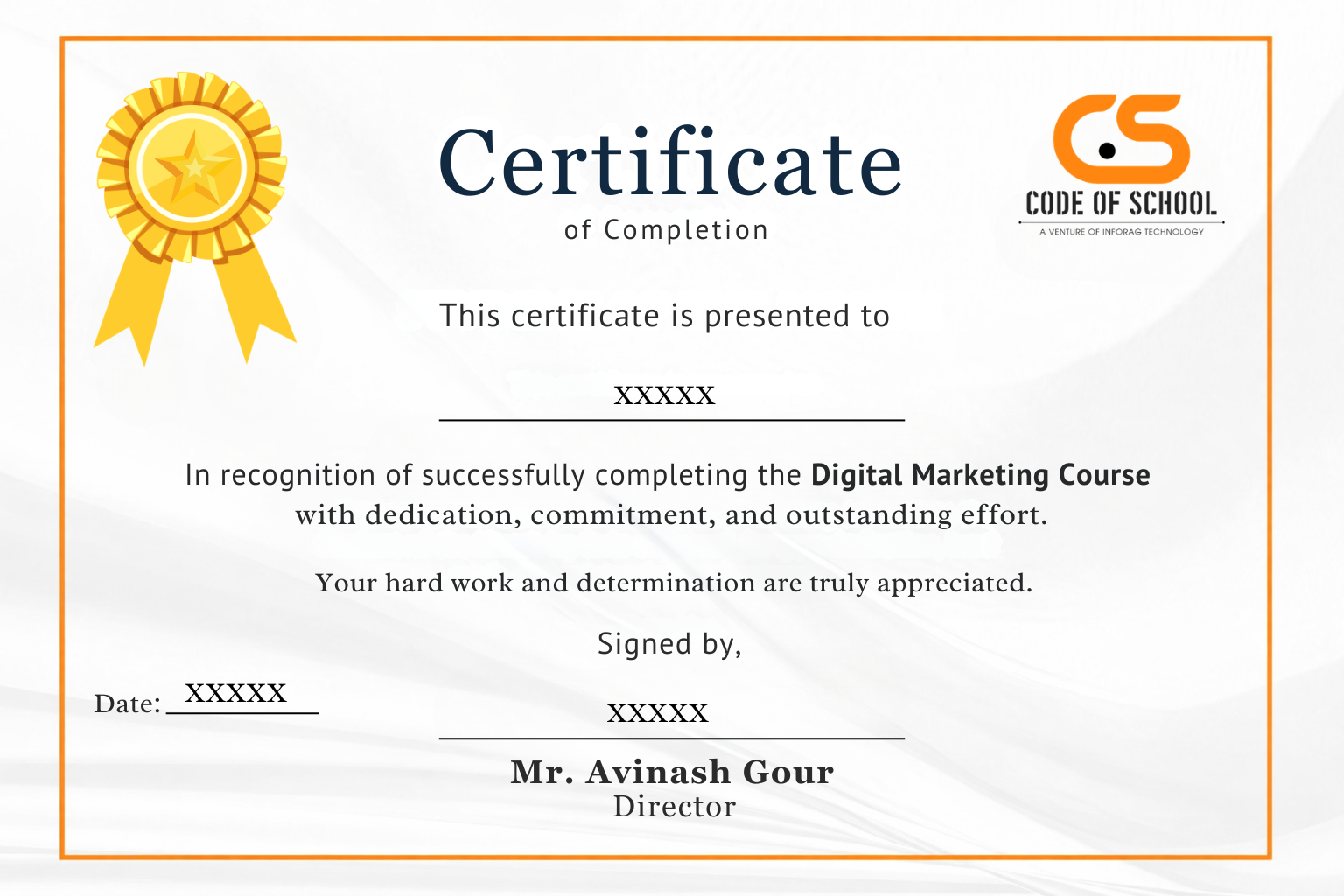 Certificate 1